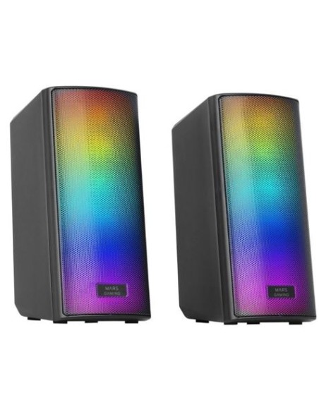 ALTAVOCES BLUETOOTH MSRGB2W 15W NEGROS MARS GAMING
