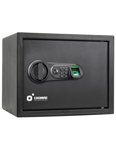 CAJA FUERTE ELECTRÃ“NICA CON DETECTOR DE HUELLA 300X380X300MM CROMAD
