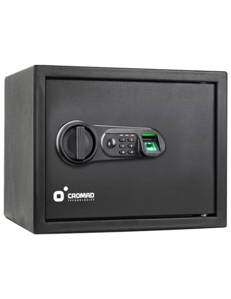 CAJA FUERTE ELECTRÃ“NICA CON DETECTOR DE HUELLA 300X380X300MM CROMAD