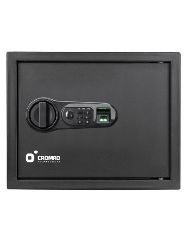 CAJA FUERTE ELECTRÃ“NICA CON DETECTOR DE HUELLA 300X380X300MM CROMAD