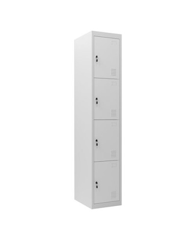 TAQUILLA METÃLICA 4 PUERTAS 1800X300X500MM CROMAD