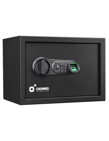 CAJA FUERTE ELECTRÃ“NICA CON DETECTOR DE HUELLA 250X350X250MM CROMAD