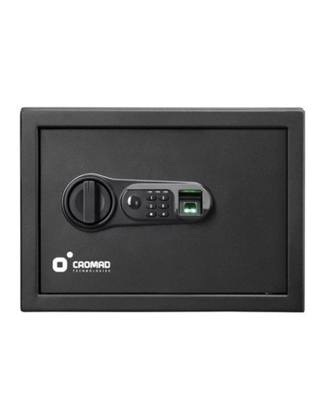 CAJA FUERTE ELECTRÃ“NICA CON DETECTOR DE HUELLA 250X350X250MM CROMAD