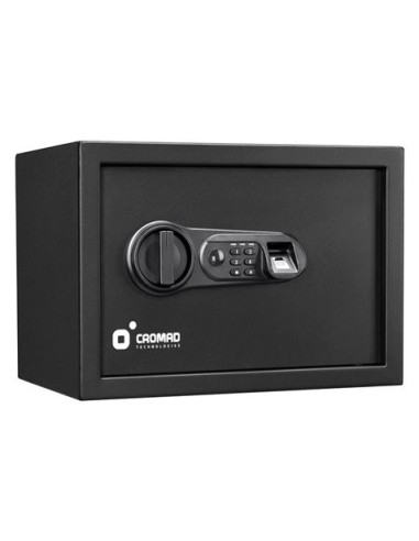 CAJA FUERTE ELECTRÃ“NICA CON DETECTOR DE HUELLA 250X350X250MM CROMAD