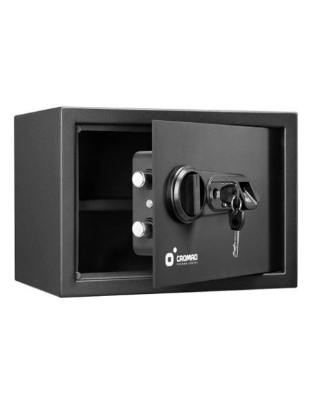 CAJA FUERTE ELECTRÃ“NICA CON DETECTOR DE HUELLA 250X350X250MM CROMAD