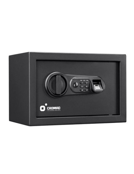 CAJA FUERTE ELECTRÃ“NICA CON DETECTOR DE HUELLA 200X310X200MM CROMAD