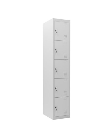 TAQUILLA METÃLICA 5 PUERTAS 1800X300X500MM CROMAD