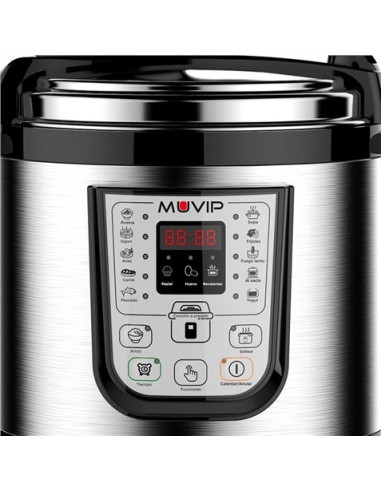 OLLA A PRESIÃ“N PROGRAMABLE 6 LITROS | 15 PROGRAMAS 1000W MUVIP