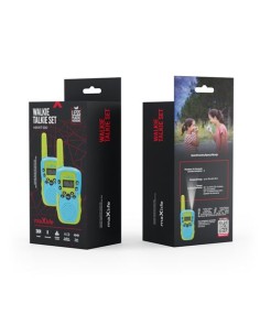 PACK 2 WALKIE TALKIE MXWT-200 VERDE-AZUL MAXLIFE 2