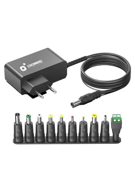 CARGADOR UNIVERSAL AUTOMÃTICO 24W | 11 PUNTAS CROMAD