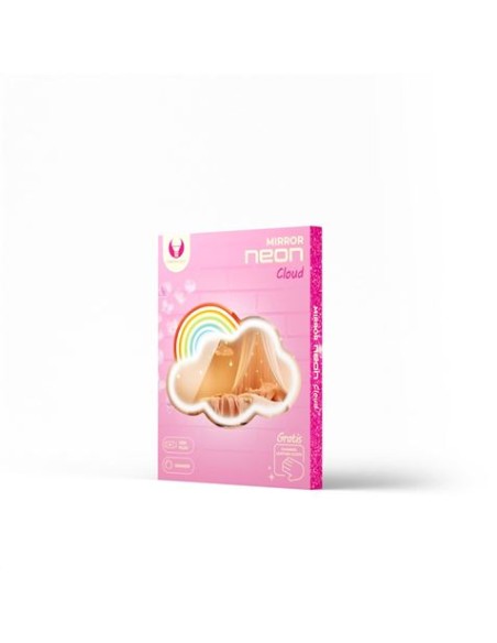ESPEJO DECORATIVO CON NEON LED CLOUD MULTICOLOR FOREVER