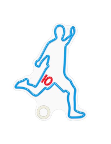 LAMPARA DECORATIVA NEON LED FOOTBALLER FOREVER