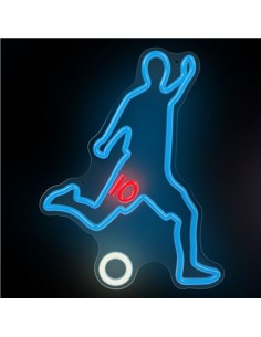 LAMPARA DECORATIVA NEON LED FOOTBALLER FOREVER 2