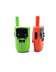 PACK 2 WALKIE TALKIE MXWT-100 VERDE NARANJA MAXLIFE 2
