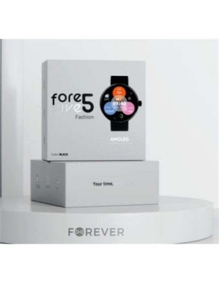 SMARTWATCH FOREVIVE SB-365 BLACK FOREVER