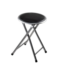 TABURETE PLEGABLE NEGRO 30X31X45 SEVEN HOUSE