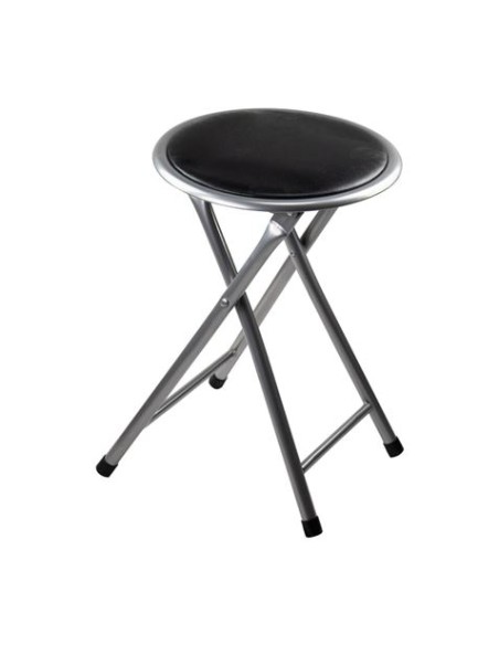TABURETE PLEGABLE NEGRO 30X31X45 SEVEN HOUSE