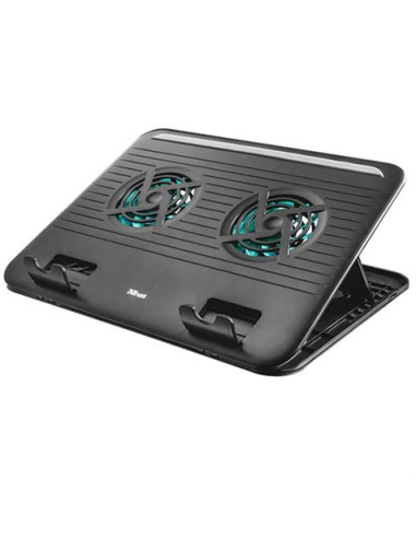 BASE DE REFRIGERACION DOBLE VENTILADOR TRUST CYCLONE HASTA 16\"