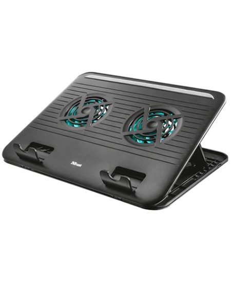 BASE DE REFRIGERACION DOBLE VENTILADOR TRUST CYCLONE HASTA 16\"