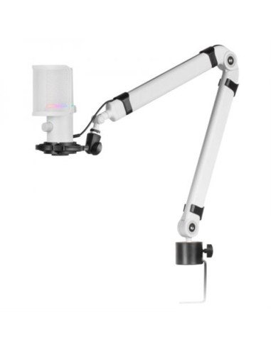 MICROFONO MMIC-XT BLANCO | BRAZO REGULABLE | RGB | ACCESORIOS | MARS GAMING