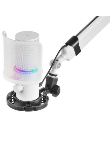 MICROFONO MMIC-XT BLANCO | BRAZO REGULABLE | RGB | ACCESORIOS | MARS GAMING