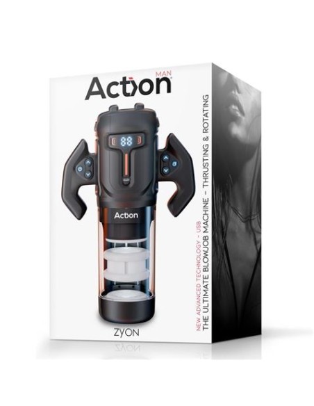 MASTURBADOR MASCULINO AUTOMATICO CLIMAX ZYON ACTION