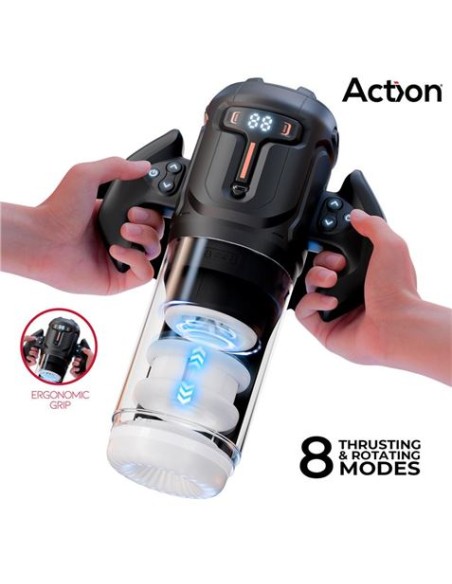 MASTURBADOR MASCULINO AUTOMATICO CLIMAX ZYON ACTION