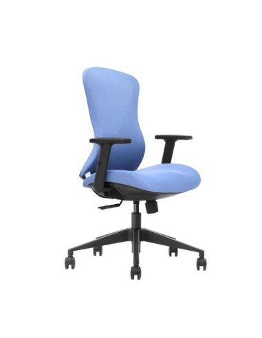 SILLA OFICINA GAMA SENIOR SE1700 AZUL CROMAD