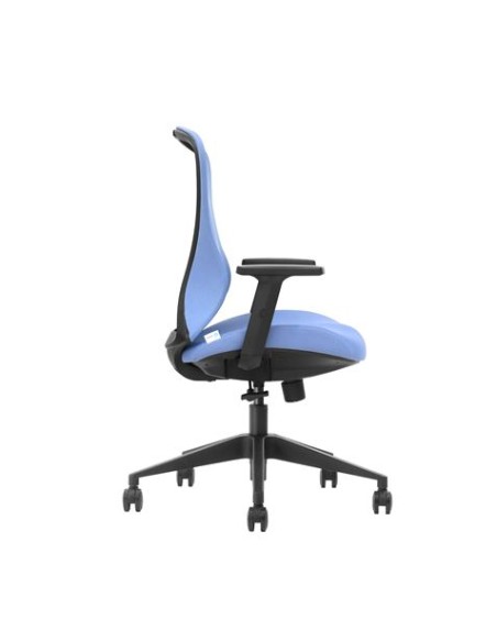 SILLA OFICINA GAMA SENIOR SE1700 AZUL CROMAD