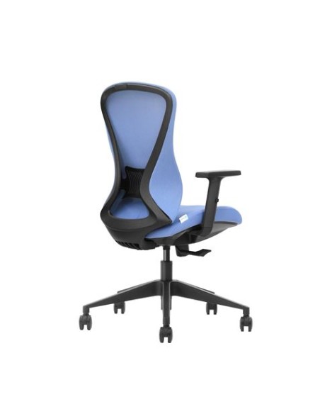 SILLA OFICINA GAMA SENIOR SE1700 AZUL CROMAD