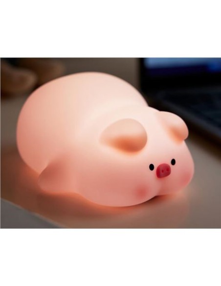 LAMPARA DE NOCHE INFANTIL SOFT PIG 0Z09 XO