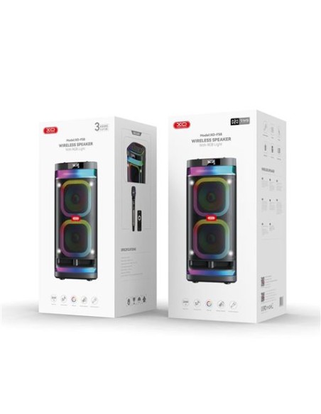 ALTAVOZ KARAOKE BLUETOOTH 40W CON RGB F58 XO