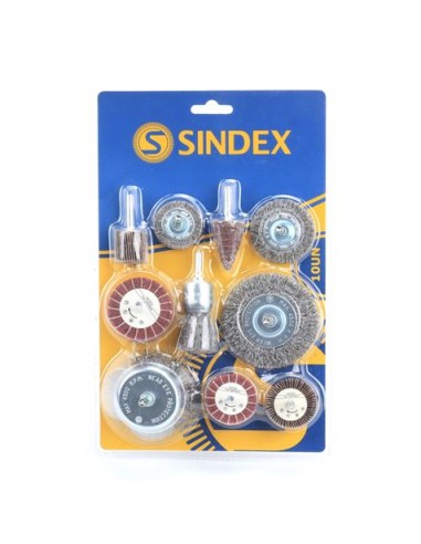 KIT RASCADOR + LIJAS 10 UNIDADES SINDEX