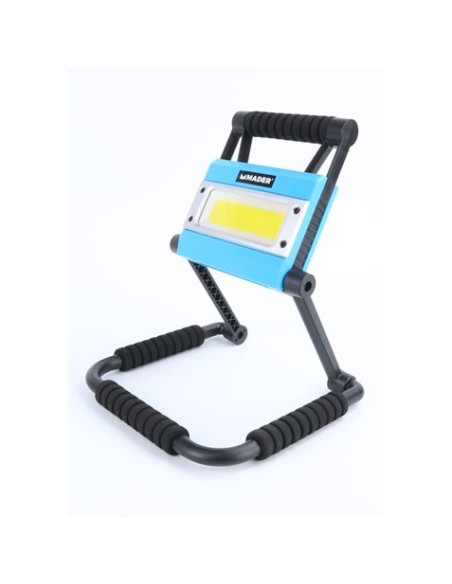FOCO LED BATERÃA 50W CON SOPORTE PLEGABLE MADER