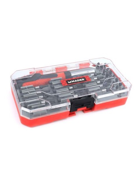 JUEGO PUNTAS CON LLAVE 31PCS MADER