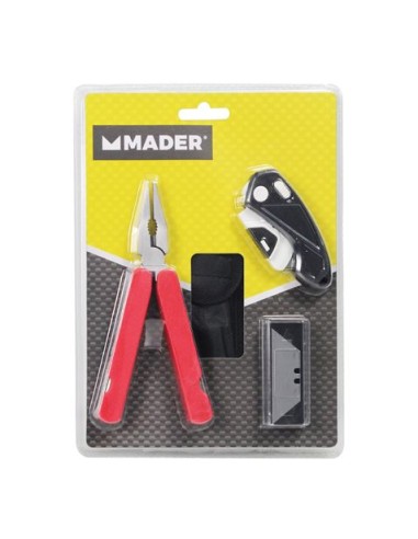 ALICATE MULTIFUNCIÃ“N CON CUCHILLA Y BOLSA MADER