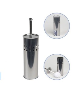 ESCOBILLERO WC INOX ZEUS