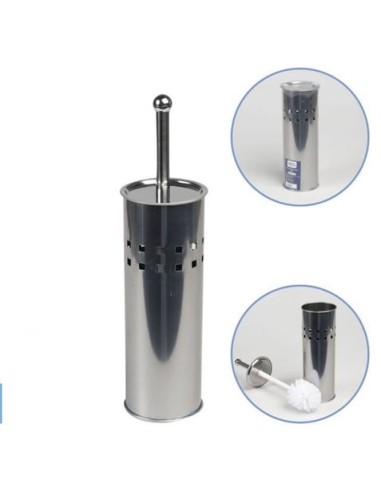ESCOBILLERO WC INOX ZEUS