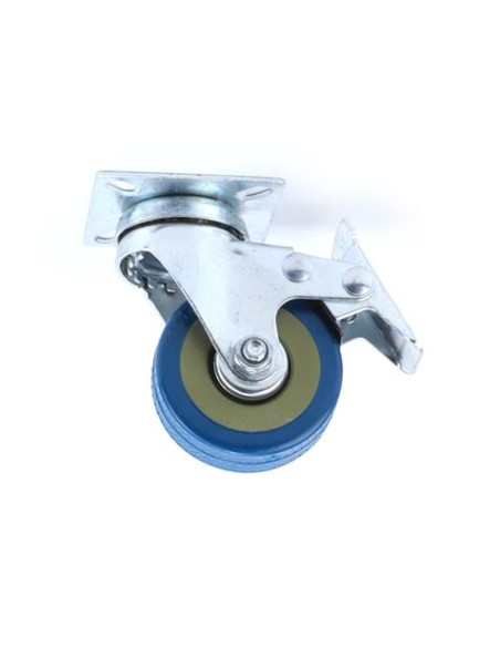 RUEDA GIRATORIA 50MM CON FRENO MADER