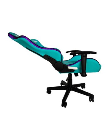 SILLA GAMING RGB SERIE RAPTOR LEGENDARY VERDE CROMAD
