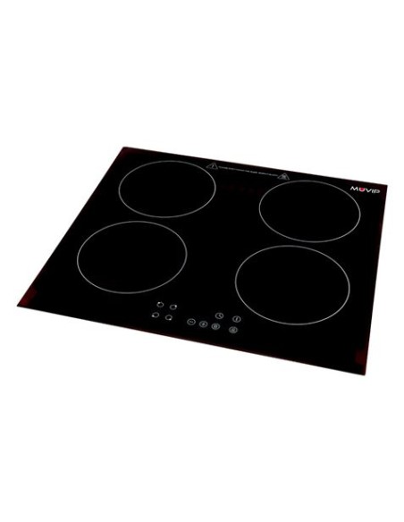 PLACA INDUCCIÃ“N 4 FUEGOS 7200W ENCASTRE + SOBREMESA MUVIP