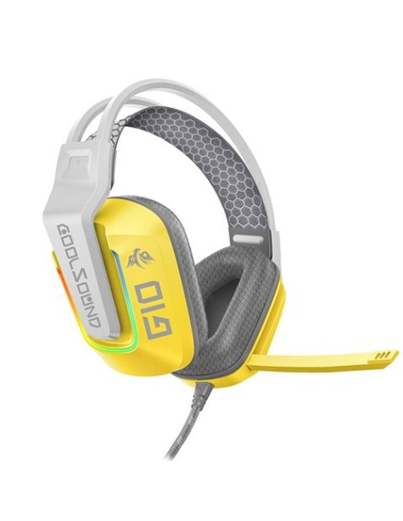AURICULAR GAMING G10 | XBOX | PS5 | PS4 | SWITCH | PC | AMARILLO COOLSOUND