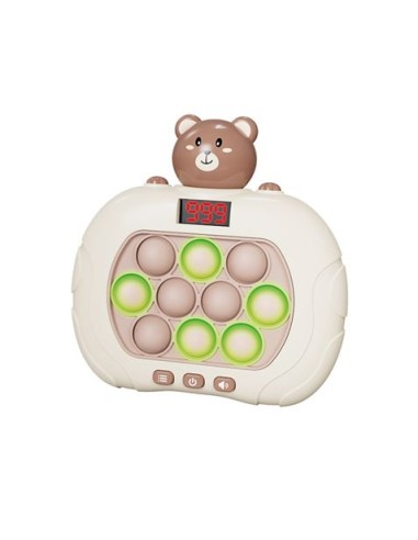 JUEGO PORTATIL POP IT PELUCHE MXPS-200 MARRON