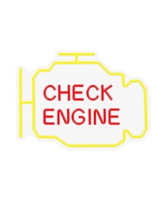 LAMPARA DECORATIVA LED NEO CHECK ENGINE FOREVER