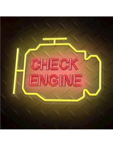 LAMPARA DECORATIVA LED NEO CHECK ENGINE FOREVER