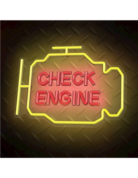LAMPARA DECORATIVA LED NEO CHECK ENGINE FOREVER