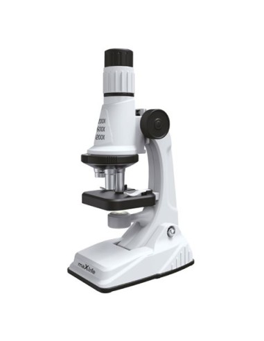 MICROSCOPIO EDUCATIVO MXMS-100 BLANCO MAXLIFE