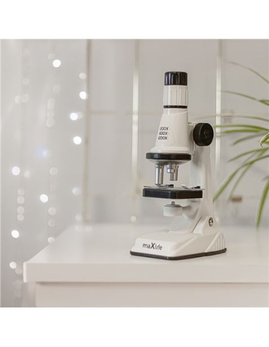 MICROSCOPIO EDUCATIVO MXMS-100 BLANCO MAXLIFE