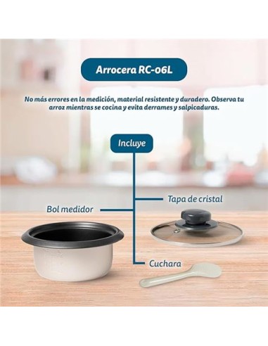 ARROCERA INOX 0.6 LITROS 300W GRUNKEL