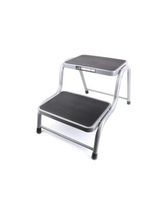 TABURETE ACERO 2 PELDAÃ‘OS MADER 2